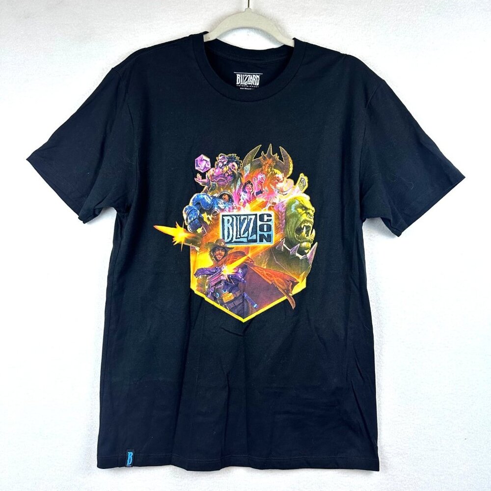 Blizzard Graphic Tee Mens Size Medium 2018 Blizz Con Starcraft WoW Gamer